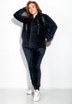 Костюм спортивный женский утепленный 120PMHM009-1 (синий) Костюм спортивный женский утепленный 120PMHM009-1 (синий)
