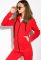 Костюм спортивный женский утепленный 120PMHM018 (красный)