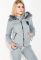 Костюм Толстовка штаны женский утепленный с капюшоном 77PD857-1 (серый)