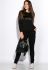 Костюм жіночий 120PO1008 (чорний)
