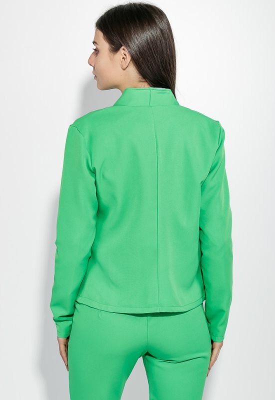 Костюм женский брюки пиджак деловой в стильных оттенках 72PD155 (зеленый)