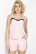 Костюм жіночий домашній на бретельках 72P179 (рожевий)