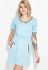 Костюм жіночий спідниця 74P104 (блакитний)