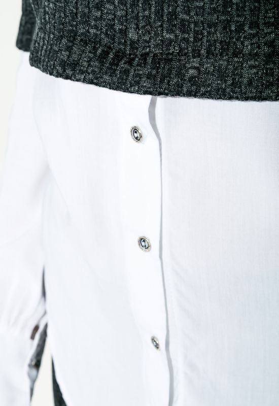 Костюм женский кофта штаны 95P7077 (графитовый)