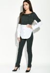 Костюм женский кофта штаны 95P7077 (графитовый)