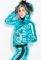 Костюм женский Куртка Штаны 80PD1353 (бирюзовый/металлик)
