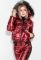 Костюм жіночий Куртка Штани 80PD1353 (бордовий/металік)