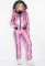 Костюм жіночий Куртка Штани 80PD1353 (рожевий/металік)
