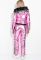 Костюм жіночий Куртка Штани 80PD1353 (рожевий/металік)