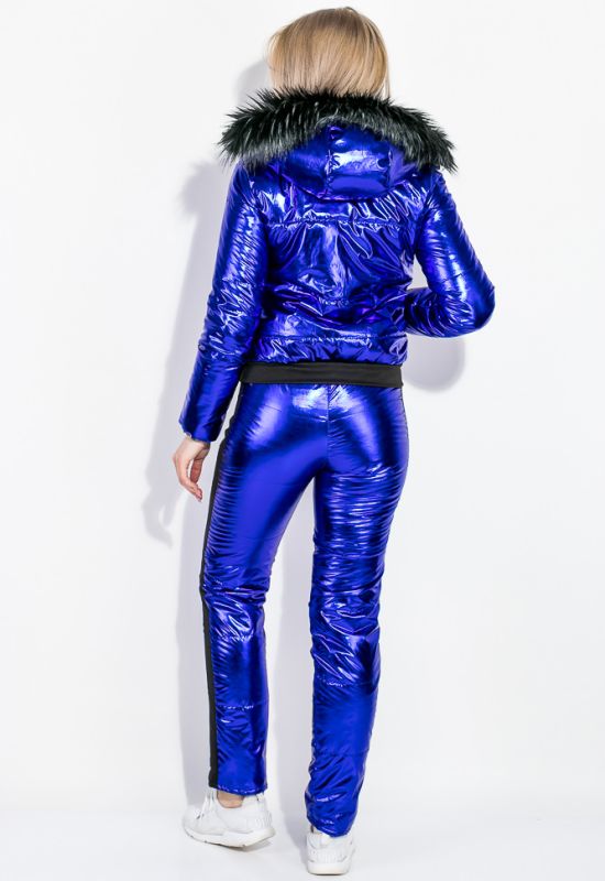 Костюм женский Куртка Штаны 80PD1353 (синий/металлик)