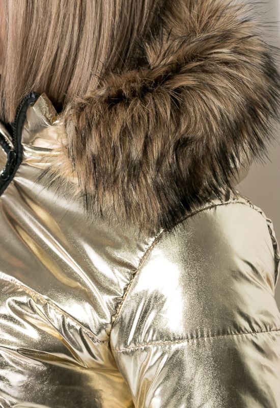 Костюм жіночий Куртка Штани 80PD1353 (золотий)