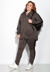 Костюм женский на флисе 120PMA001 (светло-коричневый)