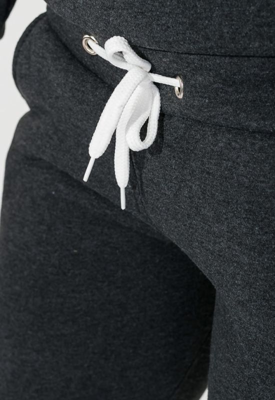 Костюм женский на флисе с искусственным мехом 77PD861 (графитовый)