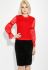 Костюм жіночий ошатний 78PD5048 (червоний/черний)