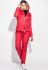Костюм женский однотонныйтеплый 69PD1063 (красный)