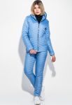 Костюм жіночий однотонний теплий 69PD1063 (васильковий)