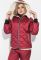Костюм жіночий зі штучним хутром 72PD139 (бордовий)