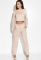 Костюм жіночий з кроп-топом 95P8008 (кремовий)