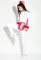 Костюм женский со змейкой на спине 70PD5032 (белый/красный)