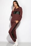 Костюм женский спорт 103P429 (бордовый)
