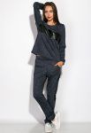 Костюм женский спорт 103P429 (темно-синий) Костюм женский спорт 103P429 (темно-синий)