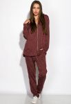 Костюм женский спорт 103P435 (бордовый)