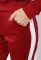 Костюм женский спорт с вырезом на одно плечо 72PD187 (бордовый/белый)