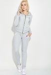 Костюм женский спортивный 77PD804 (серый/меланжевый)