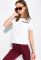 Костюм женский спортивный с короткими рукавами 151P121 (белый/бордовый)