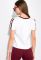 Костюм женский спортивный с короткими рукавами 151P121 (белый/бордовый)