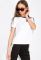 Костюм женский спортивный с короткими рукавами 151P121 (белый/черный)