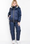 Костюм женский спортивный утепленный 70PD5026 (темно-синий) Костюм женский спортивный утепленный 70PD5026 (темно-синий)