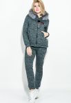 Костюм женский теплый 77PD867 (синий/черный) Костюм женский теплый 77PD867 (синий/черный)