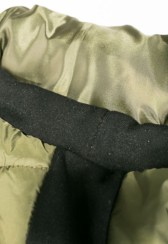 Костюм женский теплый с манжетами на рукавах 77PD859 (хаки)