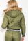 Костюм женский теплый с манжетами на рукавах 77PD859 (хаки)