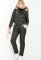 Костюм женский теплый с манжетами на рукавах 77PD859 (черный)