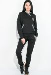 Костюм женский толстовка штаны 77PD869 (черный)