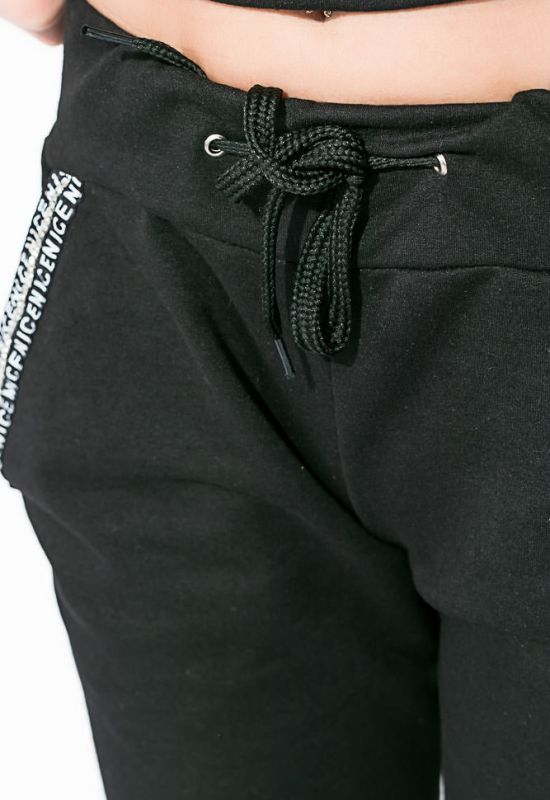 Костюм жіночий толстовка штани 77PD869 (чорний)