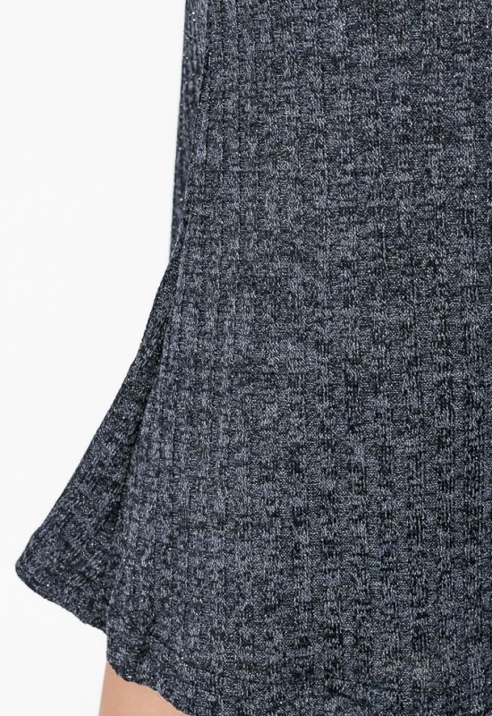 Костюм женский юбка джемпер с нашивками «Фламинго» 69PD981 (темно-синий)