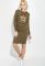 Костюм женский юбка с кофтой 77PD837 (хаки)