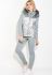 Костюм жилетка батник штаны утепленный на флисе 77PD862 (серый)