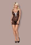 Комплект Obsessive 811-CHE-1 CHEMISE (черный/бежевый) Комплект Obsessive 811-CHE-1 CHEMISE (черный/бежевый)