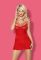 Комплект Obsessive 829-CHE-3 CHEMISE (красный)