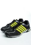 Кроссовки 11P108 (черный/салатовый)