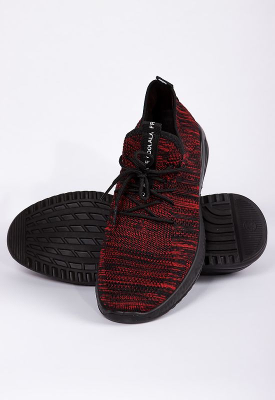 Кросівки 11P205 (червоний/черний)