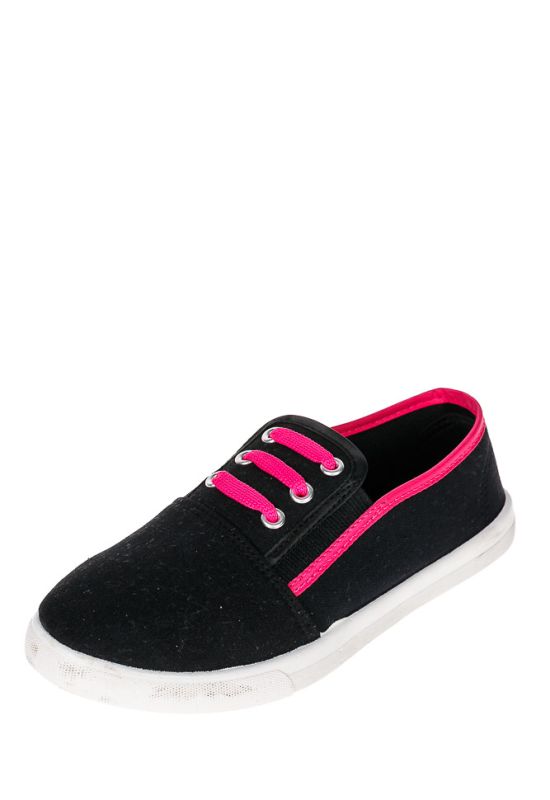 Кросівки жіночі 120PKL006 (чорний/рожевий)