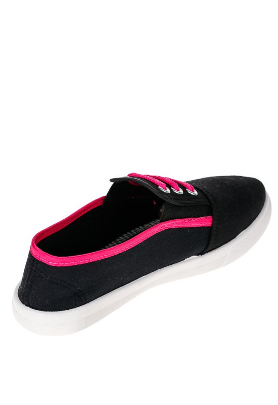 Кросівки жіночі 120PKL006 (чорний/рожевий)