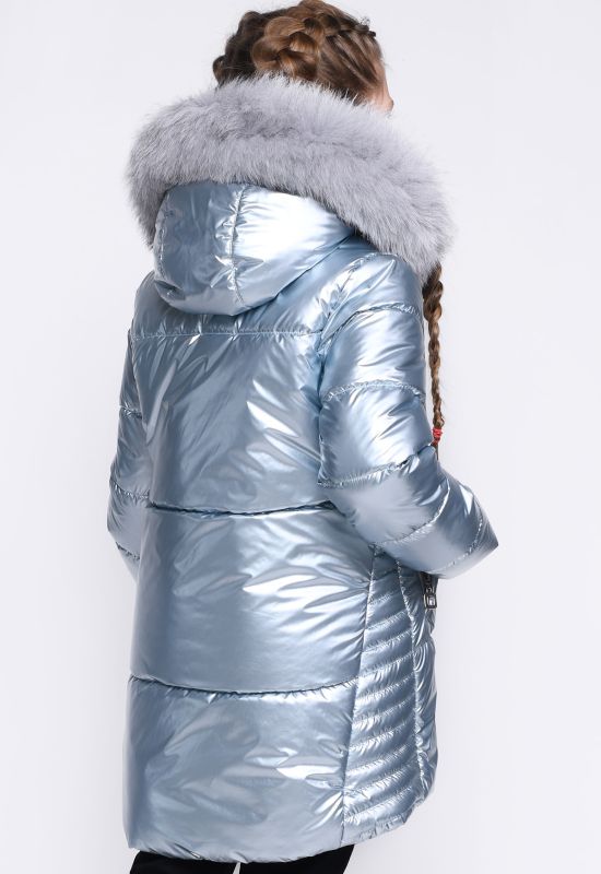 Куртка для девочки DT-8283-20 (серебряный)
