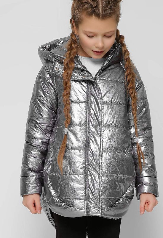 Куртка для дівчинки DT-8299-4 (сірий)