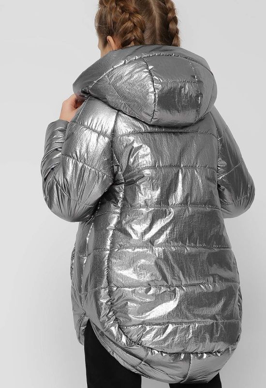 Куртка для дівчинки DT-8299-4 (сірий)